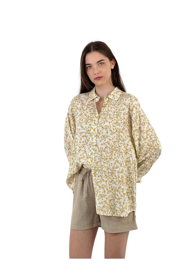 Breezy Floral Print Shirt