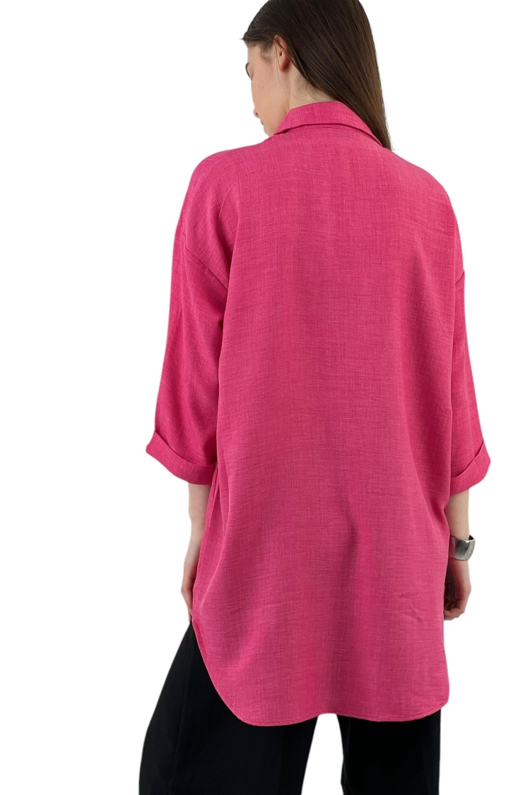 Cutout Draped Shirt