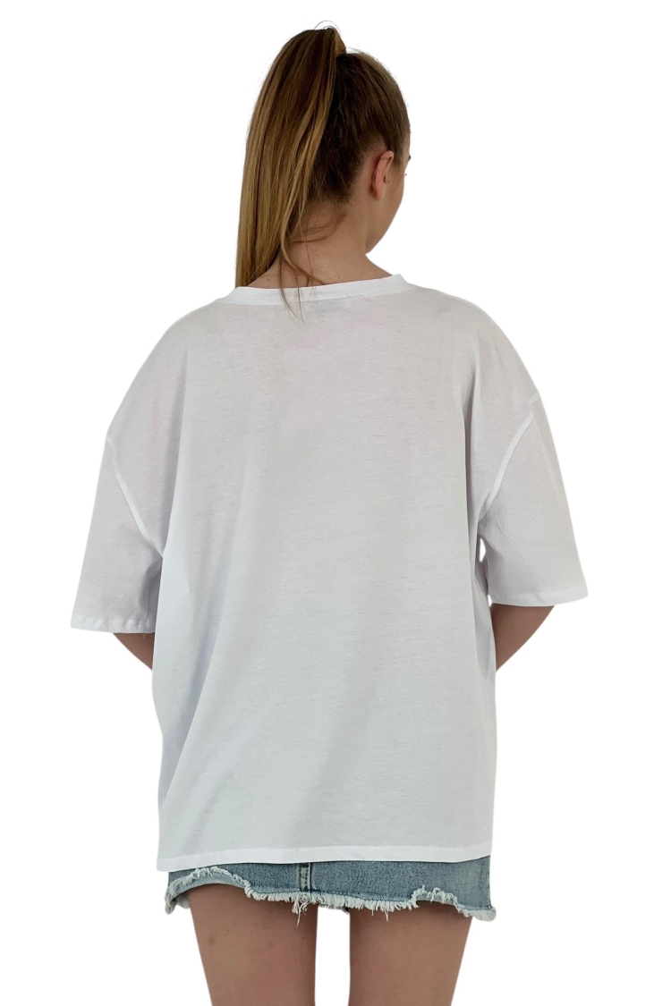La Printed T-Shirt — Black &