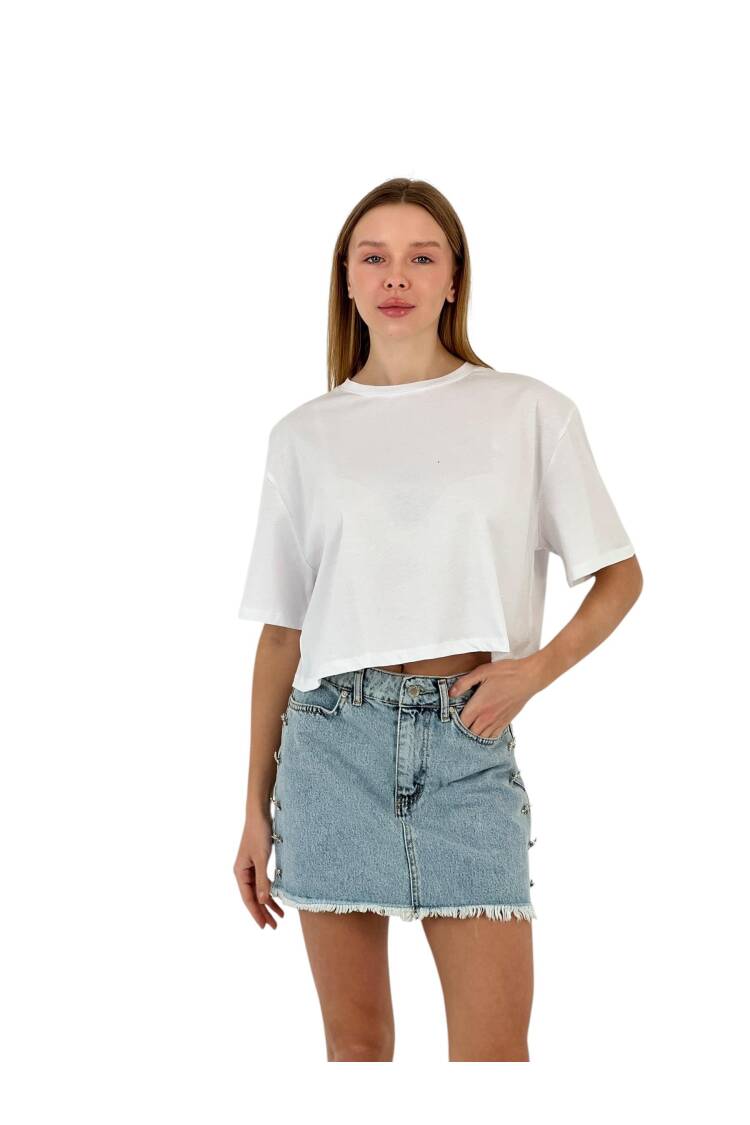 T-Shirts - MISS POEM - Globality Store - Women Clothes Wholesale Turkey