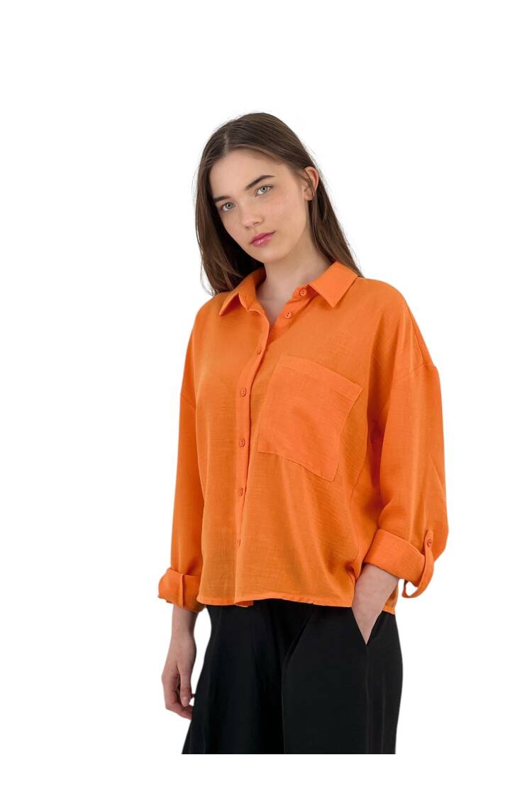 Oversize Linen Shirt