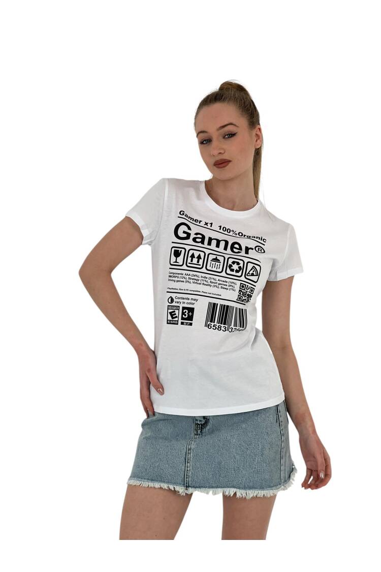 Gamer Printed Short Sleeve SummerT-Shirt