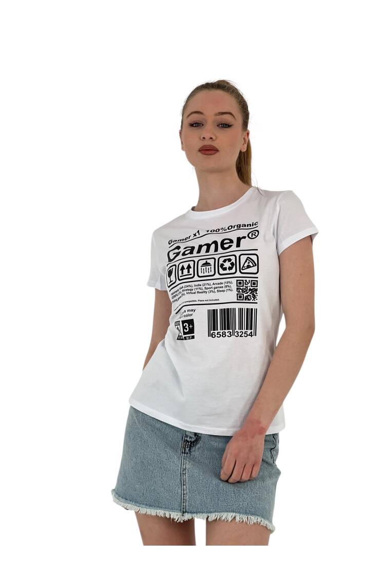 Gamer Printed Short Sleeve SummerT-Shirt