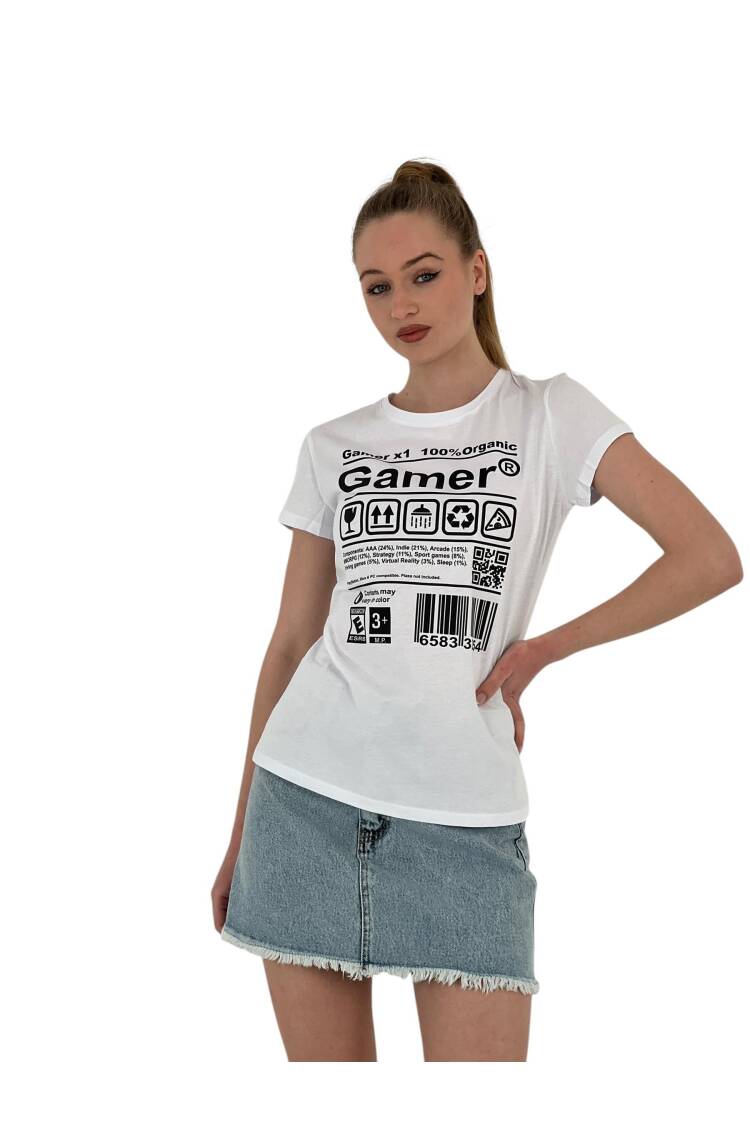 Gamer Printed Short Sleeve SummerT-Shirt