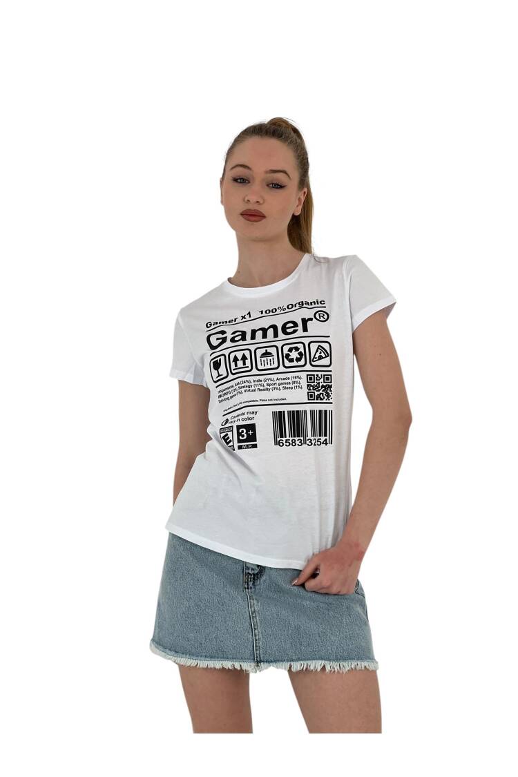 Gamer Printed Short Sleeve SummerT-Shirt