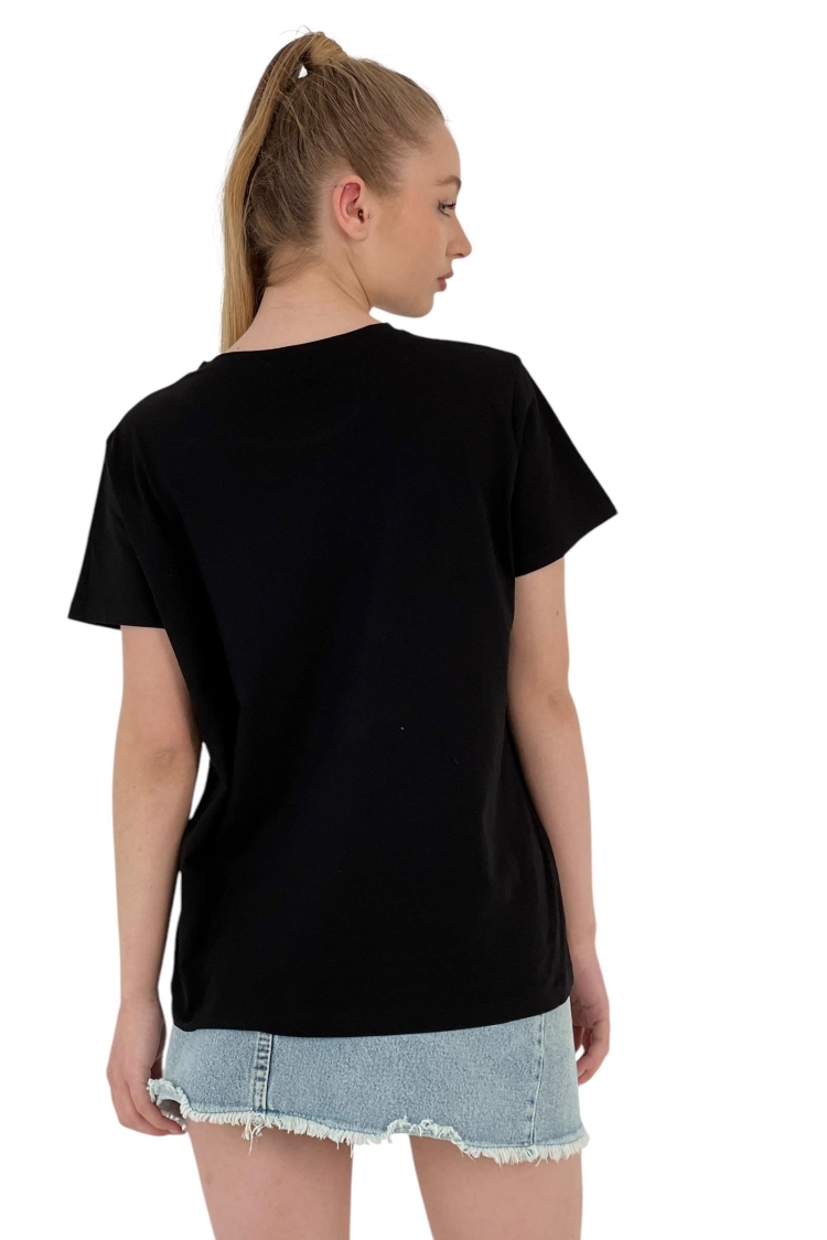 With Silver Wings PrintedT-shirt