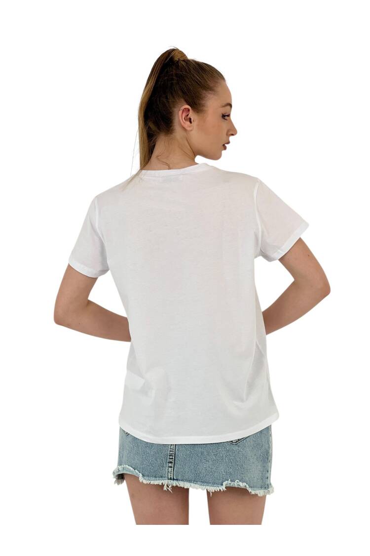 Illustration Printed T-shirt — Black &