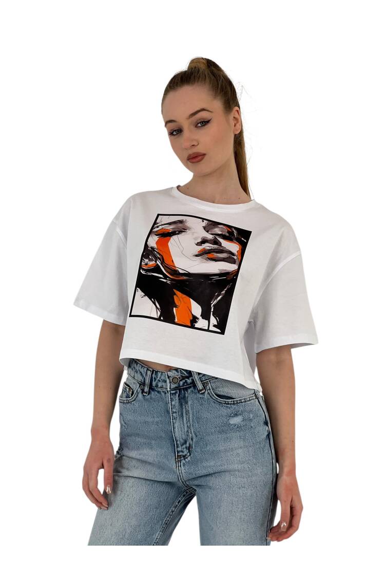 Art Printed Women's T-Shirt