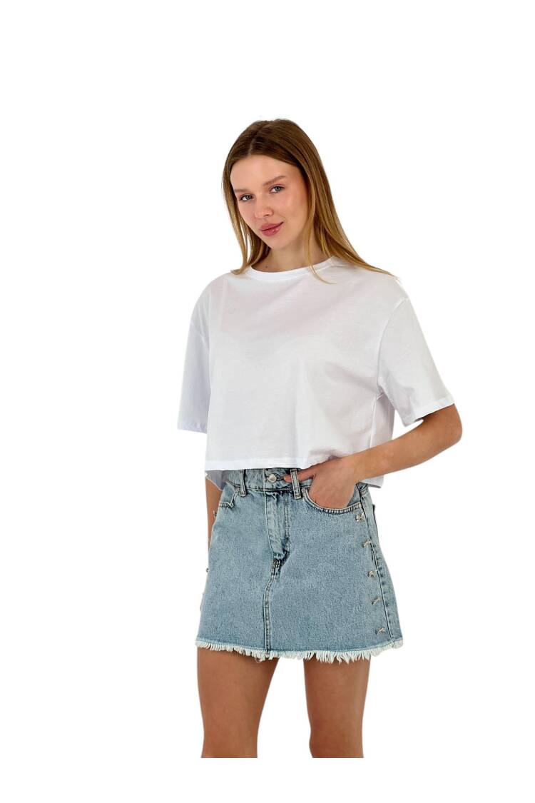 T-Shirts - MISS POEM - Globality Store - Women Clothes Wholesale Turkey