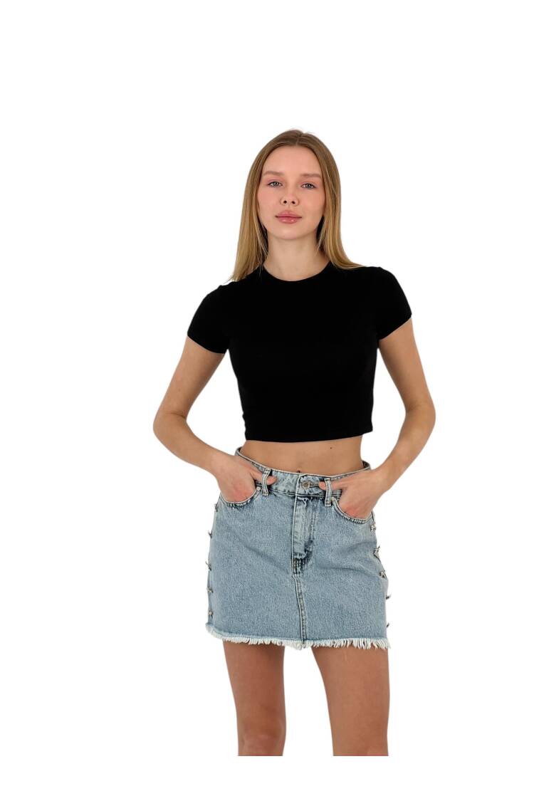 Tshirt - MISS POEM - Globality Store - Women Clothes Wholesale Turkey