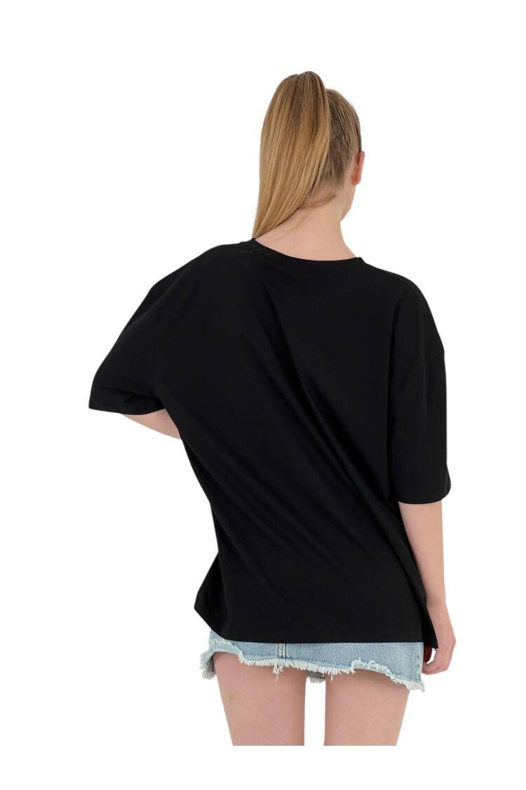 La Printed T-Shirt —& White