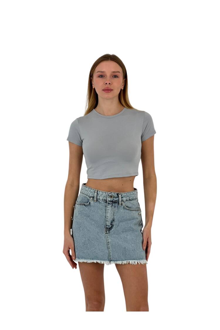 Tshirt - MISS POEM - Globality Store - Women Clothes Wholesale Turkey