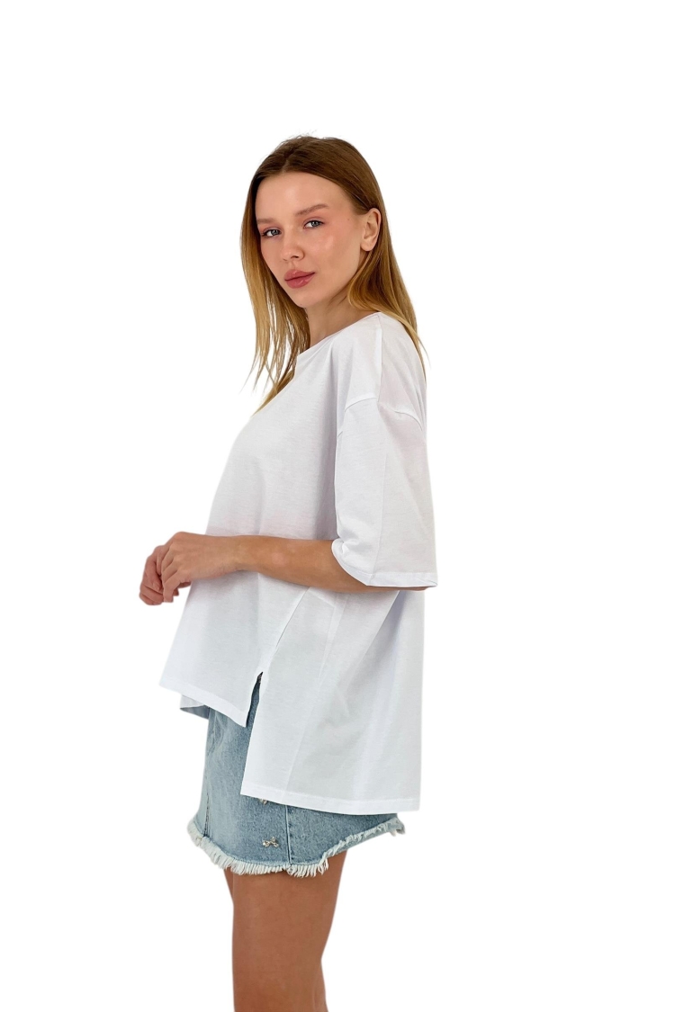 T-shirt Rpt02 - MISS POEM - Globality Store - Women Clothes Wholesale Turkey