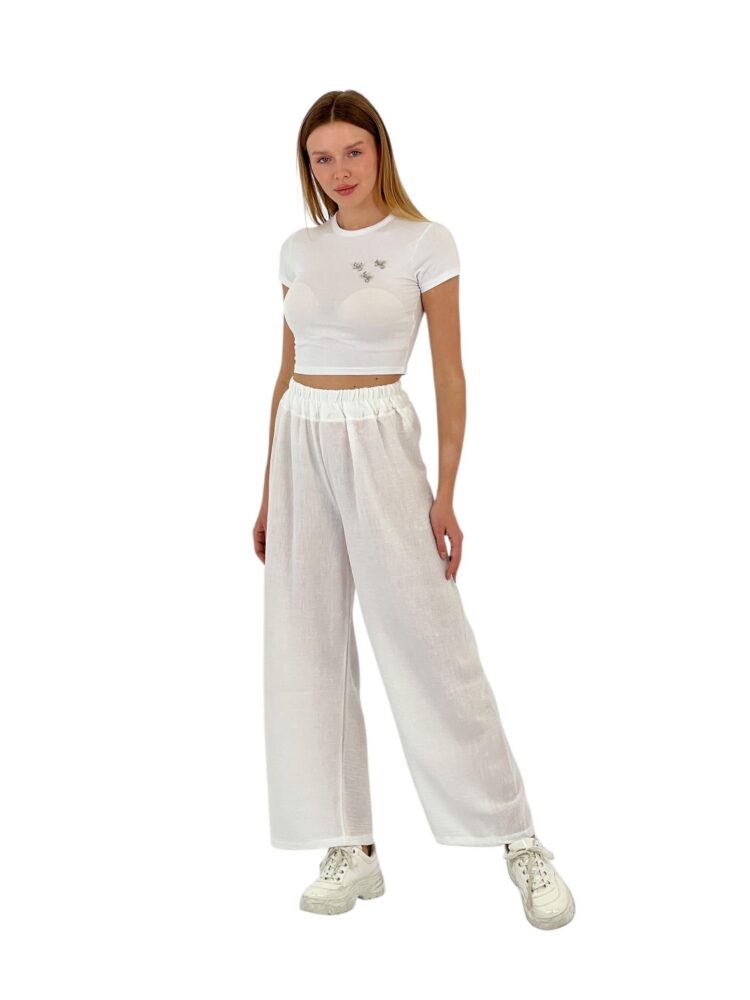 Plain Linen Loose Hanger.