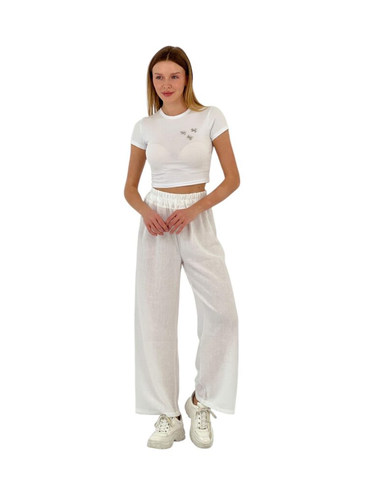 Plain Linen Loose Hanger. - MISS POEM - Globality Store - Women Clothes Wholesale Turkey