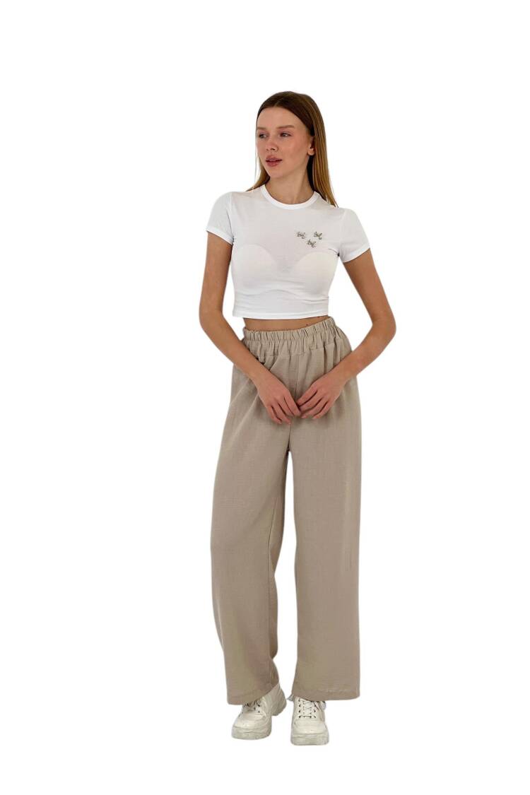 Plain Linen Loose Hanger.