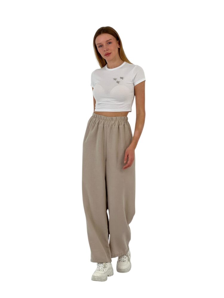 Plain Linen Loose Hanger.