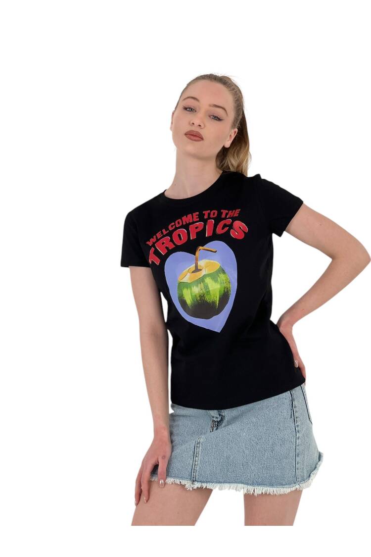 Fruit Printed Short Sleeve SummerT-shirt