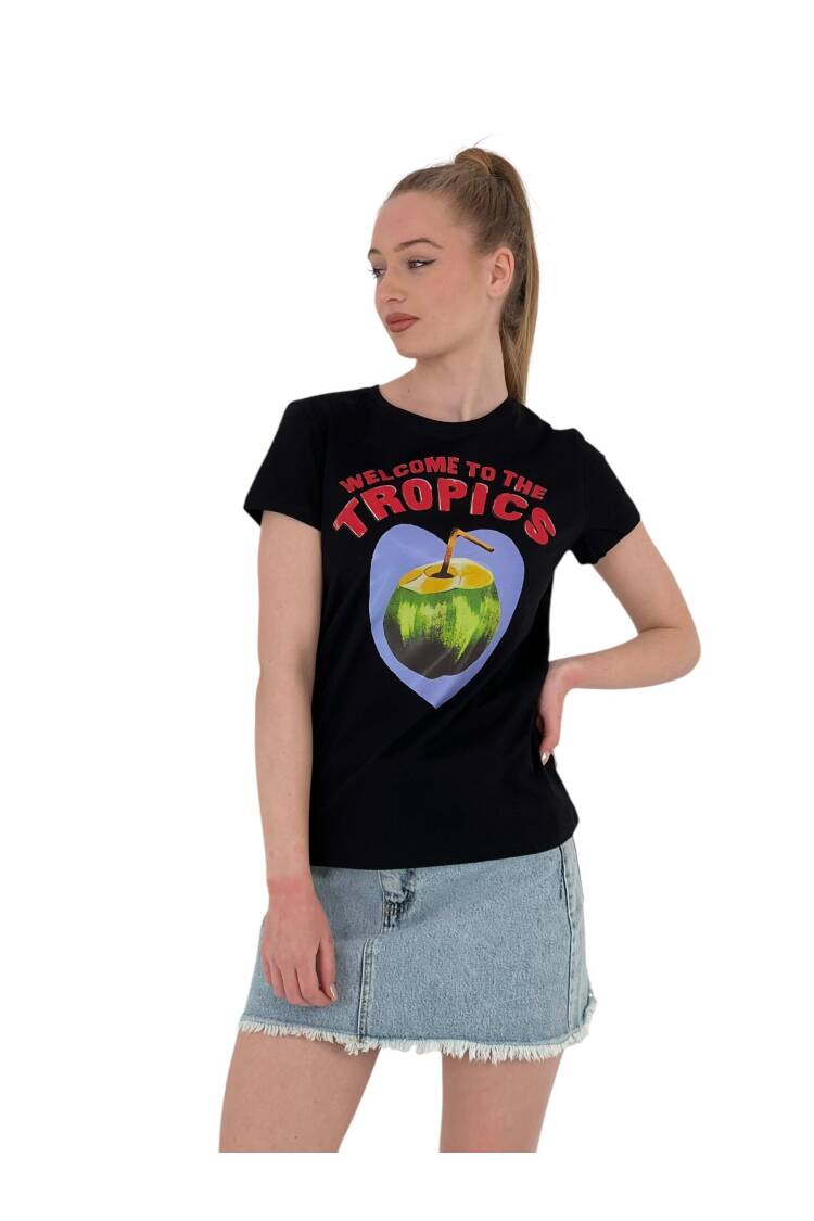 Fruit Printed Short Sleeve SummerT-shirt