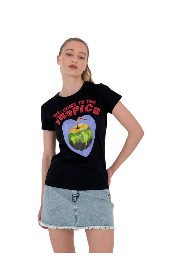 Fruit Printed Short Sleeve SummerT-shirt