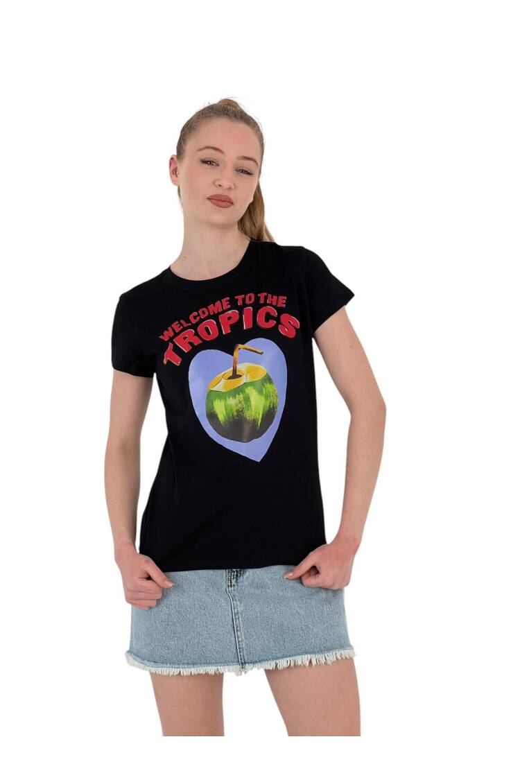 Fruit Printed Short Sleeve SummerT-shirt