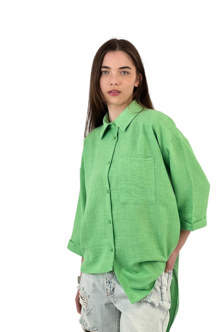 Cutout Draped Shirt