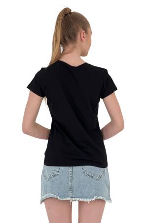 Walnut Printed T-Shirt —& White - MISS POEM - Globality Store - Women Clothes Wholesale Turkey