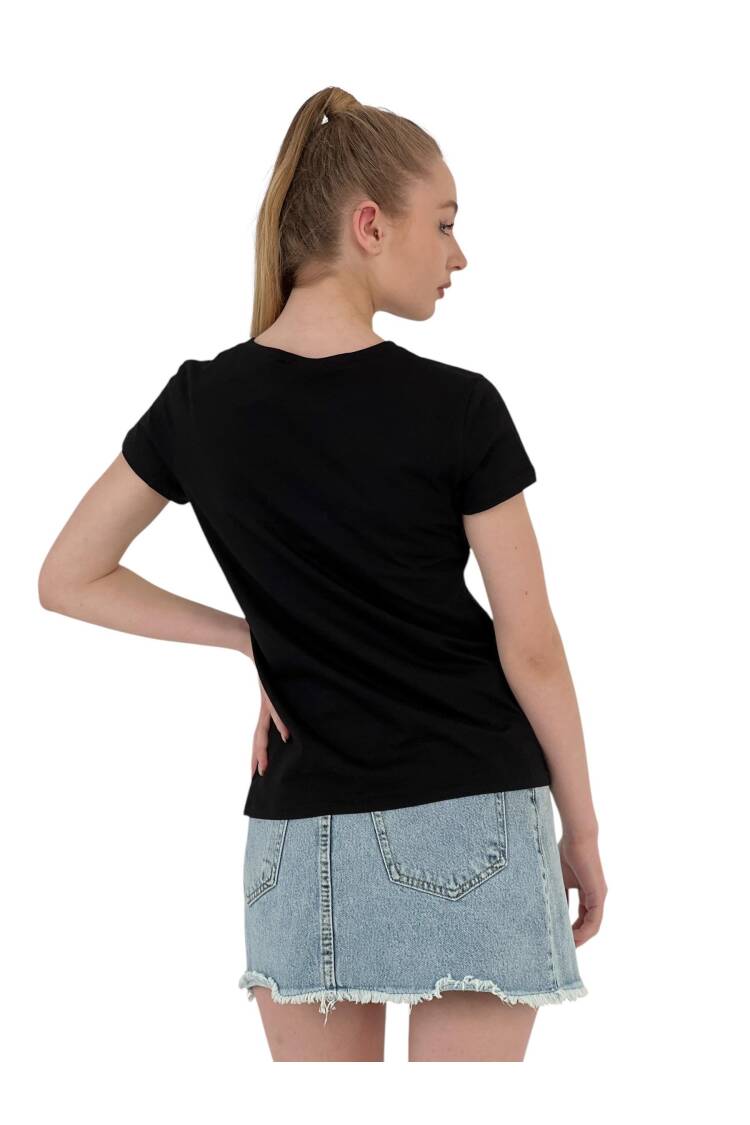 Star Printed Short Sleeve SummerT-Shirt