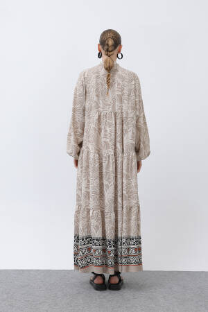 Women's Patterned Dress - SOUL - Globality Store - Women Clothes Wholesale Turkey