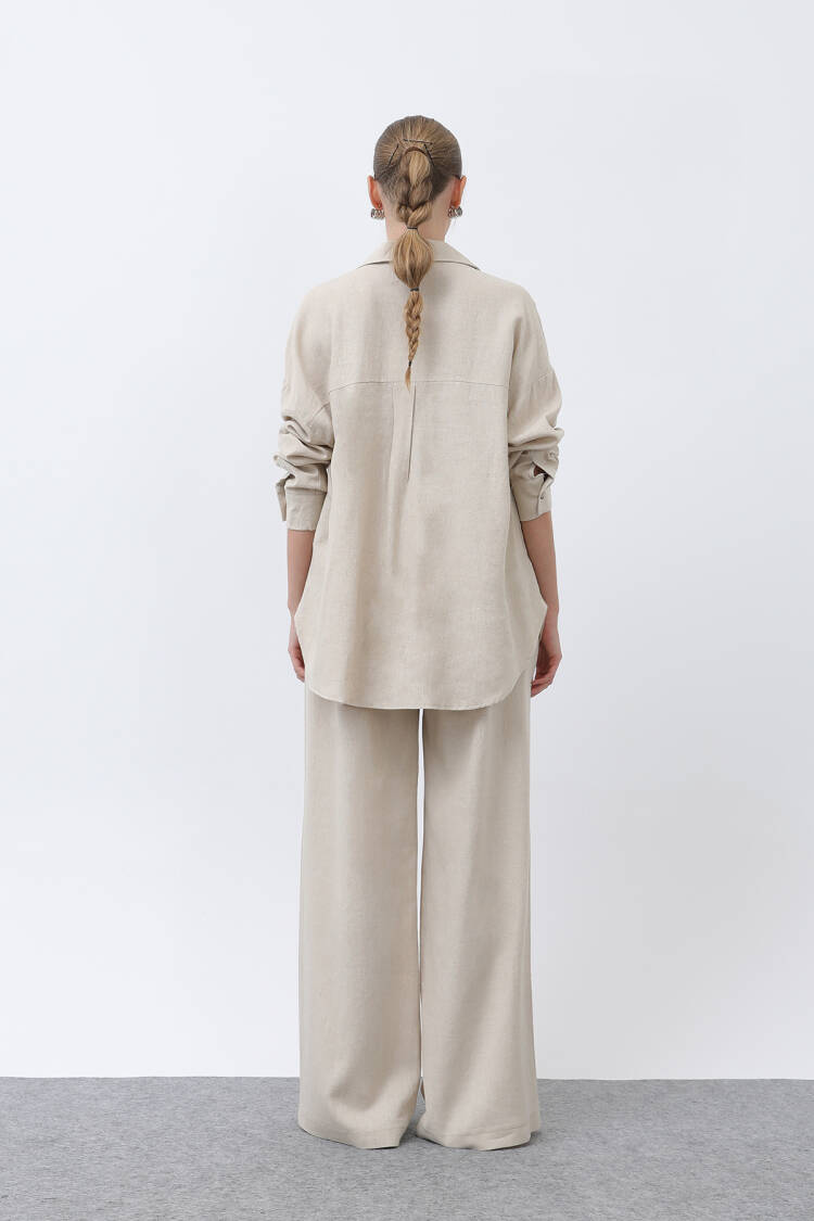 Women's Basic Linen Shirt
