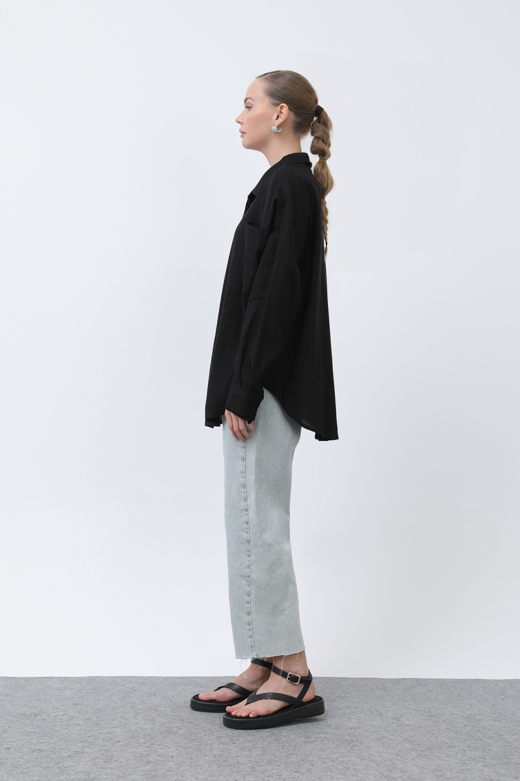 Women's Basic Linen Shirt