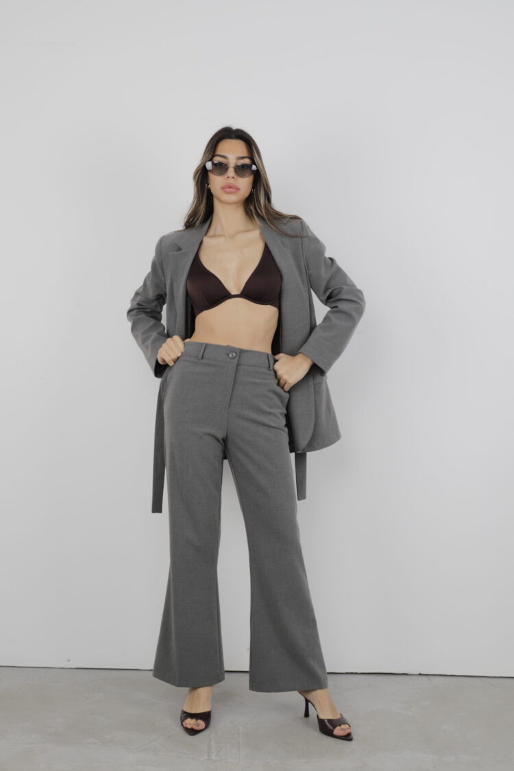 Pants Spanish Leg - Cream Rouge - Globality Store - Women Clothes Wholesale Turkey