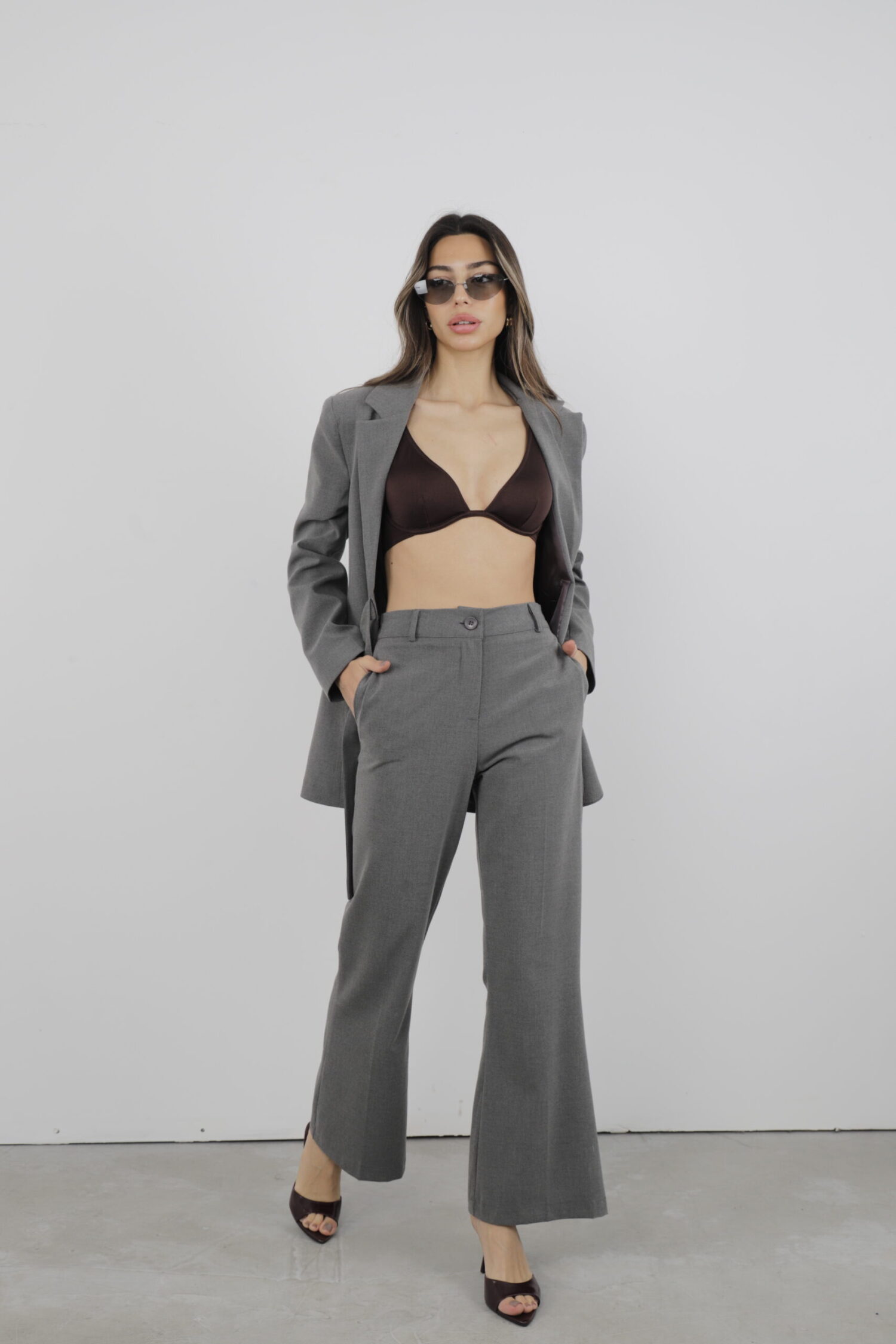 Pants Spanish Leg - Cream Rouge - Globality Store - Women Clothes Wholesale Turkey