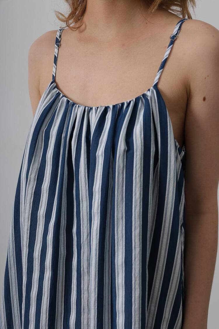 Striped Line Pattern Dress