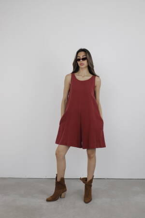 Jumpsuit Back Detailed - Cream Rouge - Globality Store - Women Clothes Wholesale Turkey