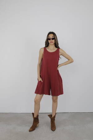Jumpsuit Back Detailed - Cream Rouge - Globality Store - Women Clothes Wholesale Turkey
