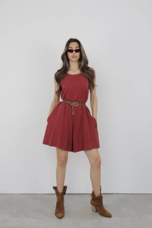 Jumpsuit Back Detailed - Cream Rouge - Globality Store - Women Clothes Wholesale Turkey