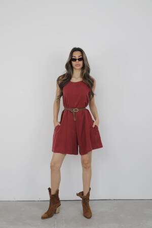 Jumpsuit Back Detailed - Cream Rouge - Globality Store - Women Clothes Wholesale Turkey