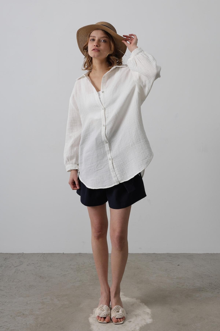 Shirt - Reyon - Globality Store - Women Clothes Wholesale Turkey