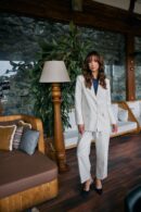 C01y52102011 Trousers Carrot Classic - Cream Rouge - Globality Store - Women Clothes Wholesale Turkey