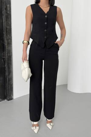 Modal Vest Suit - My Fashion - Globality Store - Women Clothes Wholesale Turkey