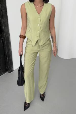 Modal Vest Suit - My Fashion - Globality Store - Women Clothes Wholesale Turkey