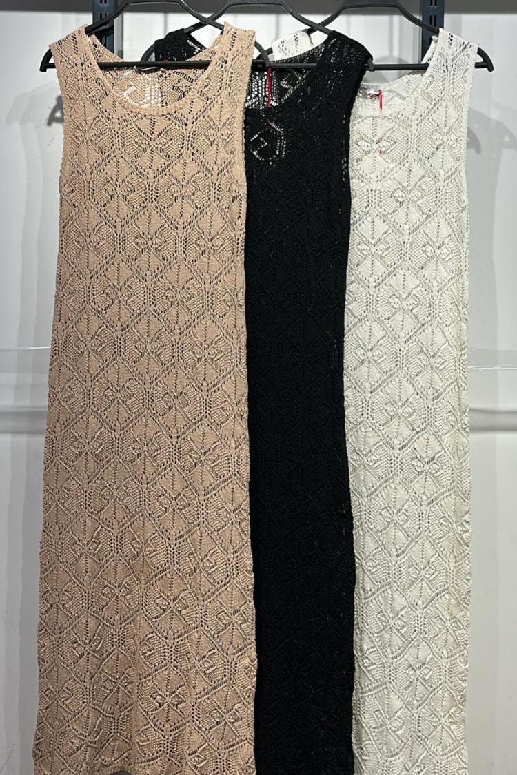 Knitted Knitted Sweater Dress - Cream Rouge - Globality Store - Women Clothes Wholesale Turkey