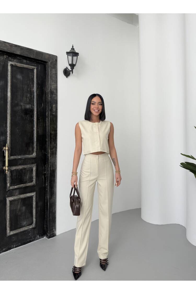 Zero Arm Suit - My Fashion - Globality Store - Women Clothes Wholesale Turkey