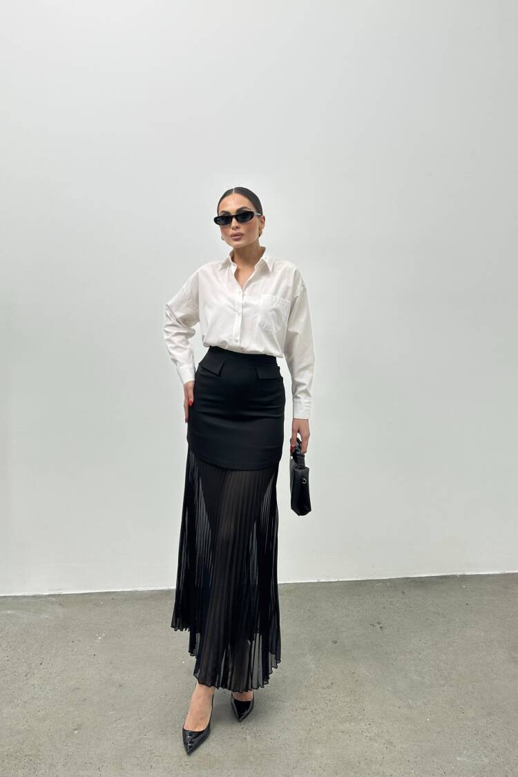 Double Fabric Skirt