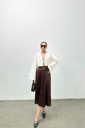 Zara Satin Skirt - STEPS - Globality Store - Women Clothes Wholesale Turkey