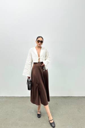 Zara Satin Skirt - STEPS - Globality Store - Women Clothes Wholesale Turkey