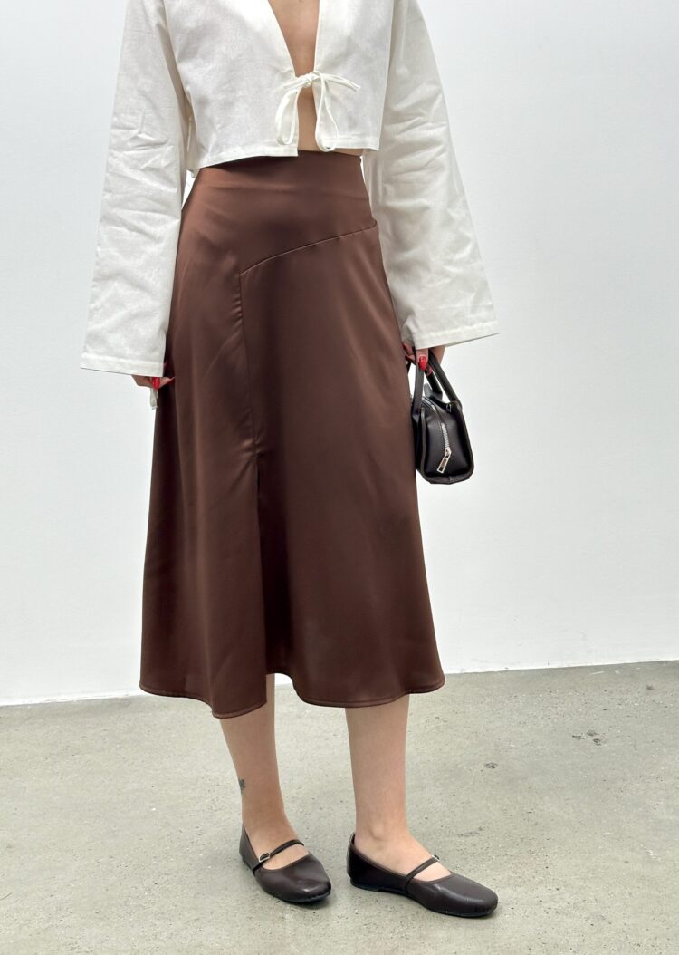 Zara Satin Skirt - STEPS - Globality Store - Women Clothes Wholesale Turkey