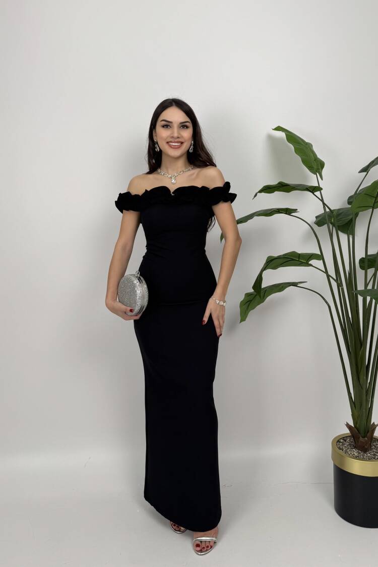 Chest Ruffle Dress