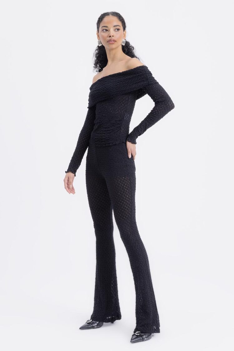 Lace Slim Trousers